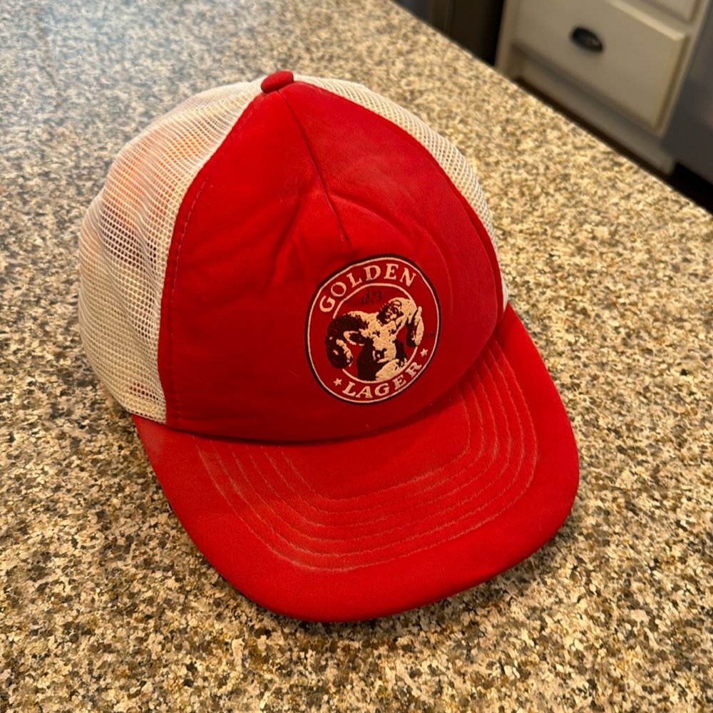 Vintage Coor’s Golden Ale ram hat